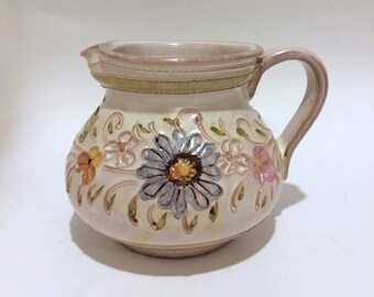 Floral Handmade Ceramic Jug/ Creamer