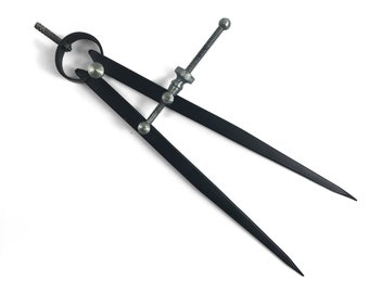 8" Adjustable Wing Divider Leathercraft Hand Tools Craft Scratch Compass
