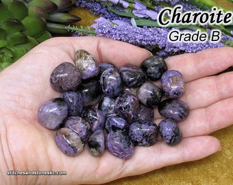 Charoite (small) tumbled stone crystals