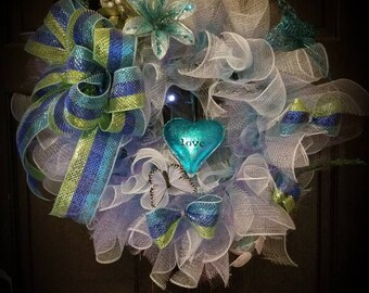 Butterflies and Beauty Door Wreath