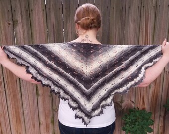 Mohair Shawl Wrap - Winter Wedding Shawl - Crochet Triangle Shawl - Crochet Shoulder Wrap - Evening Wrap for Women - Crochet Luxury Shawl