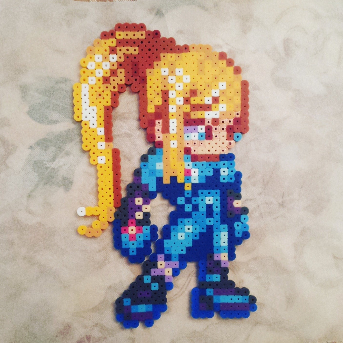 Zero Suit Samus Perler Bead Sprites retro Metroid Nintendo