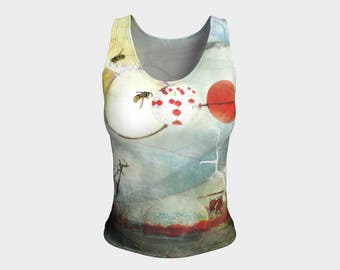 Pollination 2 Fitted Tank Top