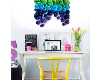 Table flowers Rainbow Paper