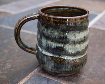 Ceramic Coffee Cup, Handmade Ceramic Mug, Ceramic Mug, Coffee Mug, Gift Idea, 16 oz