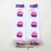 Cupcake Pink, White, Lavender Ruffled Baby/Toddler Legwarmers