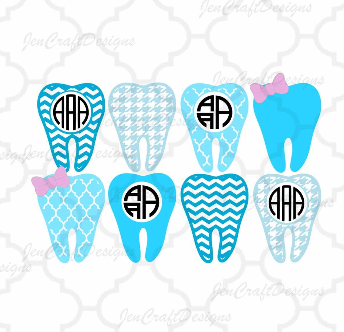 Download Dentist Tooth SVG Dental Monogram Frame Set Svg Cuttable ...