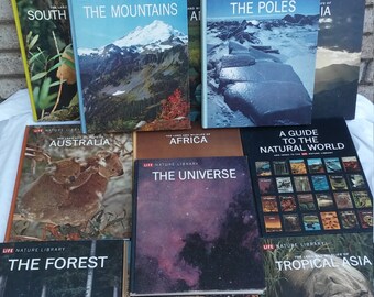 12 volumes of The Nature Library produced by time life books