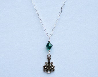 SNOWFLAKE BAY Christmas Tree Necklace