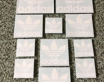 Adidas shoes Stickers Skateboarding Vinyl Decal Die Cut Cell Phone IPhone Snowboard Skate sticker JDM - FREE SHIPPING