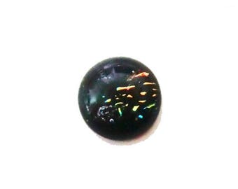 Handmade cabochon VerreDichroique 10mm.