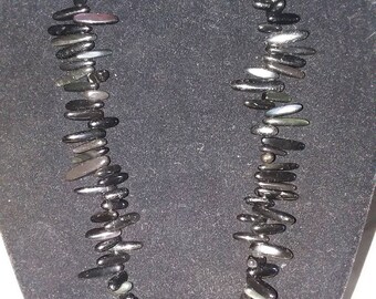 Black obsidian necklace