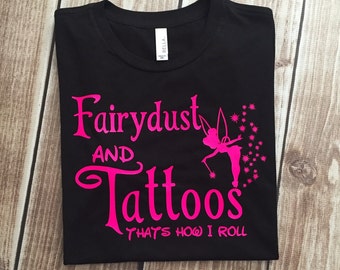Fairydust and Tattoos Tinker inspired Adult T-shirt