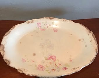 Vintage Rose Homer Laughlin Platter