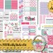 Happy Planner Sticker Kit - Easter 2018 Weekly Sticker Kit | Easter Eggs Bows Bunny Tulips Easter Basket Pink Green Purple (CHP)