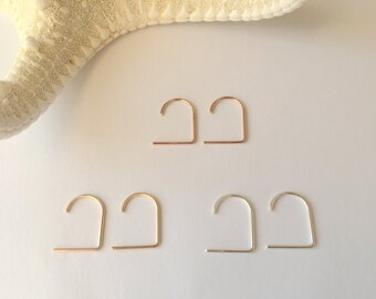 Ear Suspender. Available in 14K Rose Gold Filled, Sterling Silver, 14K Gold Filled.