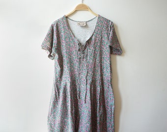Vintage 90s floral grunge romper