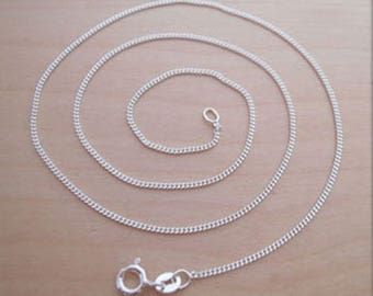 925 Sterling Silver 18" / 46 cm Long Curb Chain