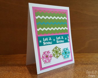Let It Snow Set of 12 Christmas Cards
