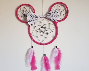 Pink Minnie Mouse Dreamcatcher