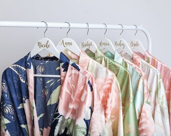 Bridesmaid Robes Bridal Party Robes Bride Robe Wedding Robes Floral Robes Bridesmaid Proposal Bridesmaid Box Maid of Honor Proposal
