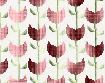 SALE Fragments - Tulip in Red - Dear Stella (STELLA-403-RED)