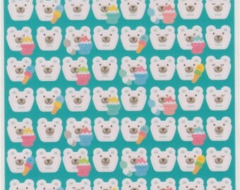 Polar Bear Stickers - Kawaii Japanese Stickers - Reference C1768-69