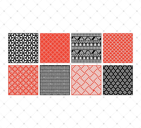 Background Patterns SVG cut files for Cricut Silhouette and