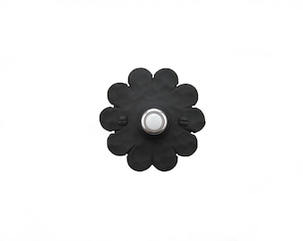 Spanish Rosette Wrought Iron Doorbell Cover D3