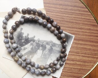 Natural Pearl Necklace / / job's tears