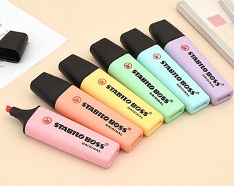 Stabilo Boss Original Highlighter pens Pastel color