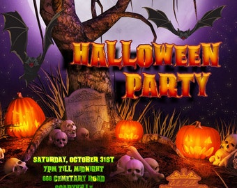 Halloween Party Invitation Halloween Invitations