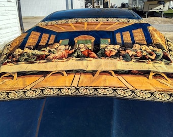 Vintage Italian Last Supper Tapestry