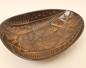 Vintage Upsala Ekeby Sweden bowl Hjördis Oldfors Mid century