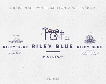 Logo Design, Business Logo Design, modernes Premade Logo, conception de Logo de calligraphie, photographie Logo, Branding kit, moderne, image de marque, Logo blog