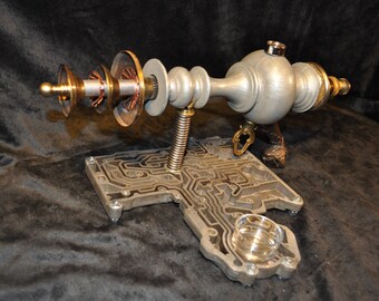 Ray Gun " NEUTRON FUSER RAYGUN " Table Top Steampunk Sci-fi Victorian Industrial