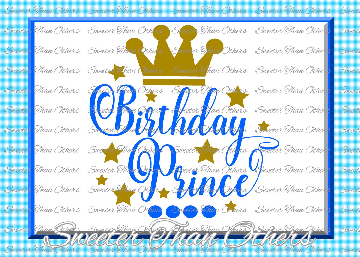 Download Birthday Prince SVG one Birthday cut file boy Dxf Silhouette