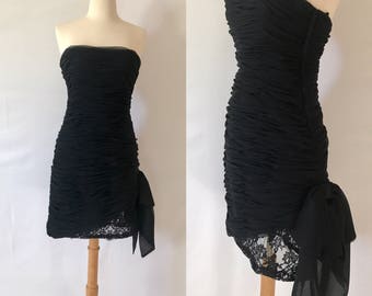 80s Vintage Victor Costa Party Dress