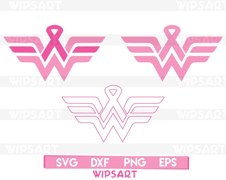 Download SALE! Wonder woman cancer ribbon svg, wonder woman cancer ribbon, breast cancer ribbon svg ...