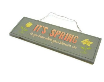 Spring Flowers Sign | Spring Bloomers Sign
