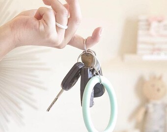 Loop Wrist Key ring, Key Chain, Key Fob, Key Holder Key Chain, Loop Keyring, Wristlet, O Key Ring, Bracelet, Key Lanyard, Key Wrist Strap