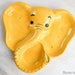 Vintage elephant plate / childs plate / vintage plate / 1970s / yellow elephant / childs elephant plate / childs dish / elephant dish