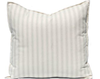 Ticking Pillow Cover - Farmhouse Decor - Decorative Pillow Covers - French Ticking Stripe Pillow Cover - Sofa Pillows - Farmhouse Pillow