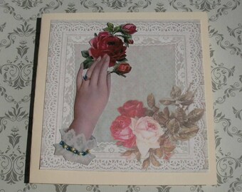 291 hand wrapped with pink greeting card