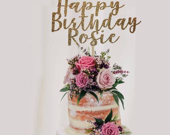Personalized birthday cake topper, happy birthday cake topper personalized, birthday cake topper, custom birthday cake topper, birthday
