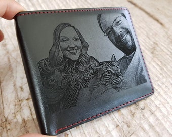 mens wallet, personalized mens wallet, custom engraved leather wallet, men wallets, fathers day, christmas, valentines day, gift for men