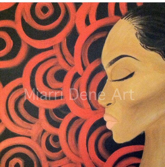 Black Woman African American Art Black Art Print