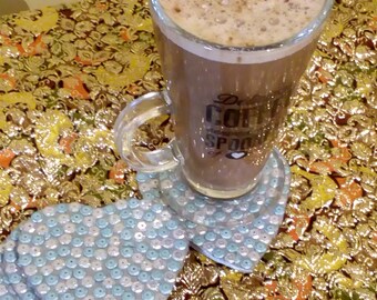 Handmade Heart Coasters