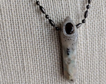 Jasper Necklace - Smoky Quartz Necklace