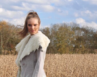 Purple Rain - Penny Lane Coat, Lavender, Shearling Coat, Penny Lane Jacket, Faux Shearling Coat